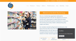 Desktop Screenshot of britishbrandsgroup.org.uk