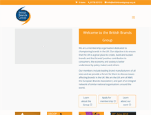 Tablet Screenshot of britishbrandsgroup.org.uk